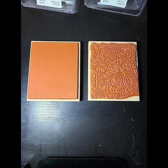 2 New Stamping Up Holiday Print And Just Jeans Stamp - Picture 6 of 9